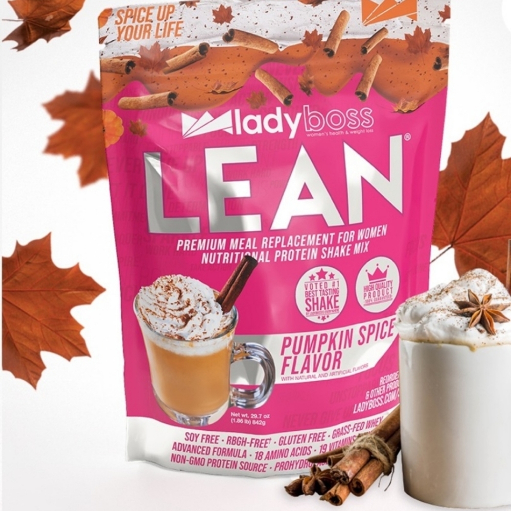 Lady boss lean pumpkin spice flavor